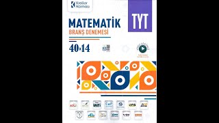 Krallar Karması TYT Matematik Branş Denemesi [upl. by Pump]