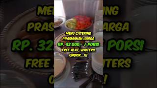 Menu catering prasmanan harga 32 ribu per porsi untuk pernikahan amp hajatan khitanan [upl. by Schuyler]