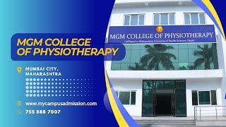 MGM College of Physiotherapy  Mumbai  Physiotherapy Colleges in Maharashtra [upl. by Masera]