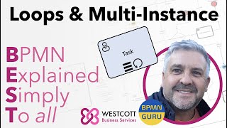 BPMN Tutorial  Standard Loop Sequential Multiinstance Loop Parallel Multiinstance Loop [upl. by Eejan101]