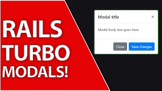 Turbo Frame Modals Popups  Ruby On Rails 7 Tutorial [upl. by Uri501]