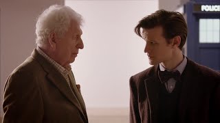 The Eleventh Doctor Meets The Curator Tom Baker  The Day of the Doctor  Doctor Who [upl. by Kemme]