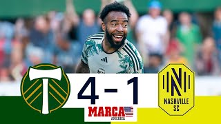 Timbers win at Providence Park I Portland 41 Nashville I Highlights and goals I MLS [upl. by Thisbee145]