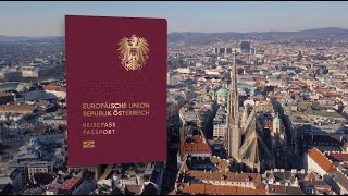 Der neue Österreichische Reisepass  The new Austrian passport [upl. by Mehcanem]