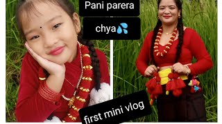 First mini vlog😂💦chya Pani parera 😂 [upl. by Eustacia]