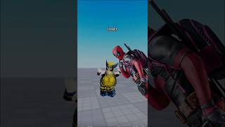 Deadpool Volverine roblox memes deadpool funny fyp [upl. by Lamson]