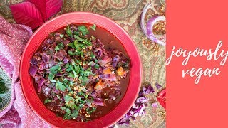 Spicy Red Cabbage Soup [upl. by Eannyl570]