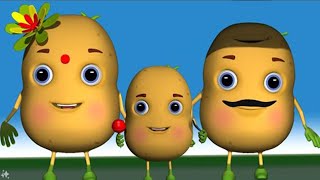 Aloo Kachaloo Beta Kahan Gaye The  Hindi Rhymes for Children  Infobells [upl. by Mccully941]