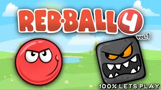 Red Ball 4 vol 1  100 Lets Play [upl. by Waverley35]