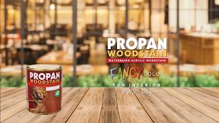 Cara Aplikasi PROPAN WOODSTAIN PWS631 Fancy Color [upl. by Anilorac444]