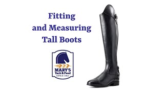 Tips On Fitting And Measuring Tall Boots [upl. by Arytahs252]