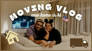 Moving Vlog 🏡  New Place Organising Grocery Shopping UJU Haul amp First Meal  Ash Edward [upl. by Darce]