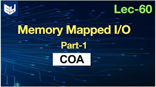 Memory Mapped io in computer organization  Part12  COA  Lec60  Bhanu Priya [upl. by Handal]