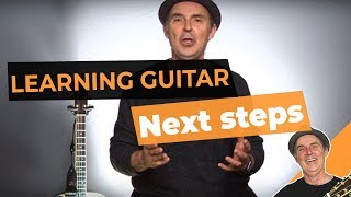 Next Steps to Learning Guitar  Lesson 12 Beginner Guitar for Adults [upl. by Ecinev]