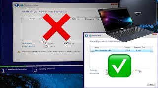 Windows Installer Not Detect SSD on ASUS Laptop ✅ SOLVED Intel 12  13th Gen and above [upl. by Adaval]