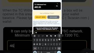 ttcoin network withdrawal tcnetwork [upl. by Todhunter]