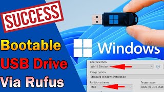 Rufus Bootable USB Windows 11 Legacy Bios TCampAXE Build [upl. by Davie]