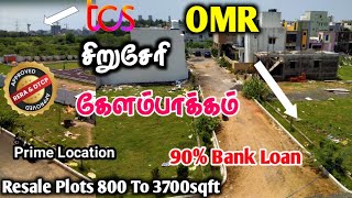 Resale Plots for sale in chennaiDTCP Rera Plots For Sales In Kelambakkam [upl. by Teeter]