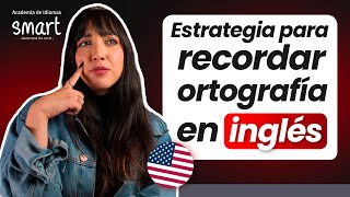 Estrategia para recordar la ortografía de palabras en inglés 😰🚀 [upl. by Thorlay378]