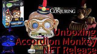 Unboxing The Conjuring Accordion Monkey NFT Release 1900pcs Funko Pop [upl. by Enilarac]