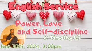 English Service 子どもと大人の英語礼拝 日本基督教団 南町田教会 教会学校 2024年6月30日 [upl. by Shara702]