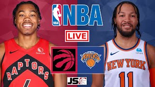 Toronto Raptors vs New York Knicks NBA Live Scoreboard 2024 [upl. by Nilkcaj]