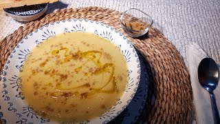 MOROCCAN TRADITIONAL BISSARA BROAD BEANS amp SPLIT PEAS SOUP RECIPE بصارة مغربية تقليدية وصحية [upl. by Bogoch]