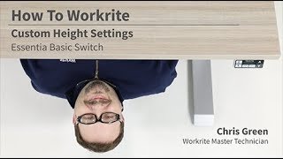 Custom Height Settings  Essentia Basic Switch [upl. by Sokairyk561]