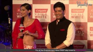 Sonam Kapoor reveals Colgate Visible white beauty secret [upl. by Elane]