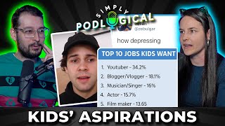 Is It Bad That Kids Want To Be YouTubers  SimplyPodLogical 56 [upl. by Noyek281]