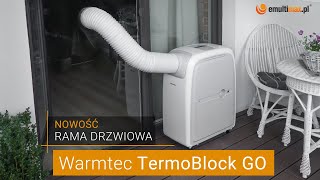 Jak zamontować klimatyzator przenośny  Rama okienna Warmtec TermoBlock GO [upl. by Cynera]