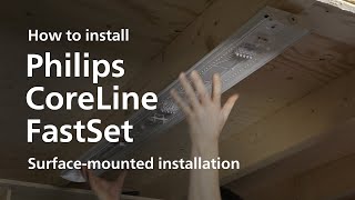 Installing Philps CoreLine FastSet Wallmounted [upl. by Oralia]