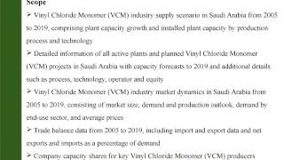 Vinyl Chloride Monomer VCM Industry Outlook in Saudi Arabia to 2019 [upl. by Heyman]