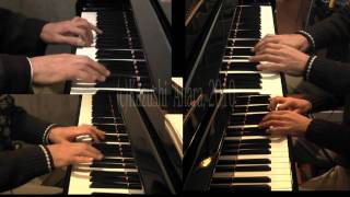 Bach  Brandenburg Concertos No3 for 8 hands 2 pianos [upl. by Lower398]