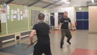 Quarterstaff Basics English Martial Arts [upl. by Rehtae853]