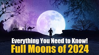 Full Moon 2024  Full Moon Calendar 2024  Astronomy Events 2024  its7EVEN [upl. by Eissoj]