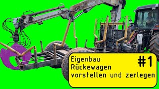 Eigenbau Rückewagen Vorstellen und Zerlegen [upl. by Noitsirhc]