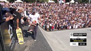 Simon Stricker  3rd place  SNIPES Skateboard Street Pro Final  FISE Montpellier 2019 [upl. by Menell941]