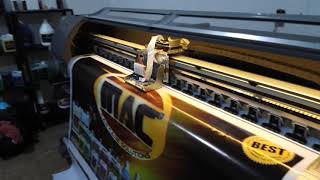 Glitter Pro 1901 DX5 ECOSOLVENT PRINTER [upl. by Schinica]