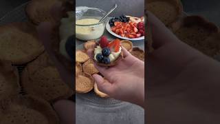 Cestini di pasta frolla con crema pasticciera e frutta food sweet thermomix [upl. by Aitnwahs]