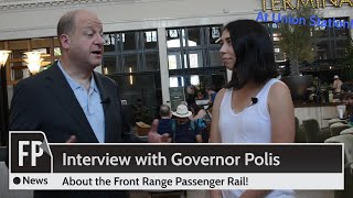 Governor Polis talks about Passenger Rail [upl. by Zeuqram]