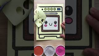 the oven sandpainting theoven relaxing coloredsandart colorfulsandart satisfying coloring [upl. by Py]