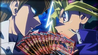 YUGIOH PACK OPENING CHALLENGE  YUGI vs KAIBA Deck Duel [upl. by Abana547]