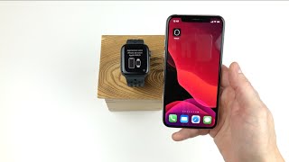 Apple Watch Series 5 Nike Edition  Pairing amp Unpairing [upl. by Weylin]