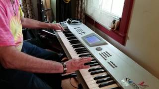 Sunday morning synthesis session Darryl on the Korg Trinity Pro V3 [upl. by Siddra]