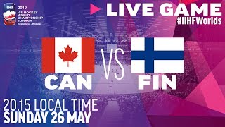 CanadaFinland  Gold Medal Game  Full Game  2019 IIHF Ice Hockey World Championship [upl. by Enasus]