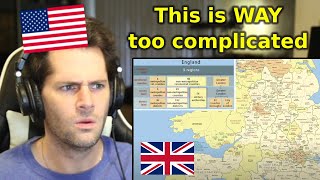 American Reacts to English Counties Explained [upl. by Fruma]