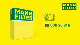 How to change a cabin air filter by MANNFILTER  CUK 28 016 [upl. by Akiehsat]