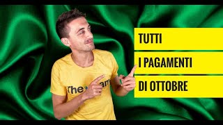 🗓 Tutti i PAGAMENTI di ottobre Rdc pensioni assegno unico [upl. by Bradford]