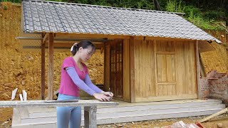 Assembly Wooden House Techniques for installing windows and doors for wooden houses  LOG CABIN [upl. by Narhet]